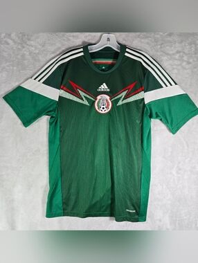 Adidas Mexico National Team 2014 World Cup Home Soccer Jersey Mens Medium M